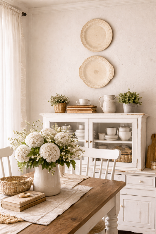 11.5” Ironstone Handles Plate