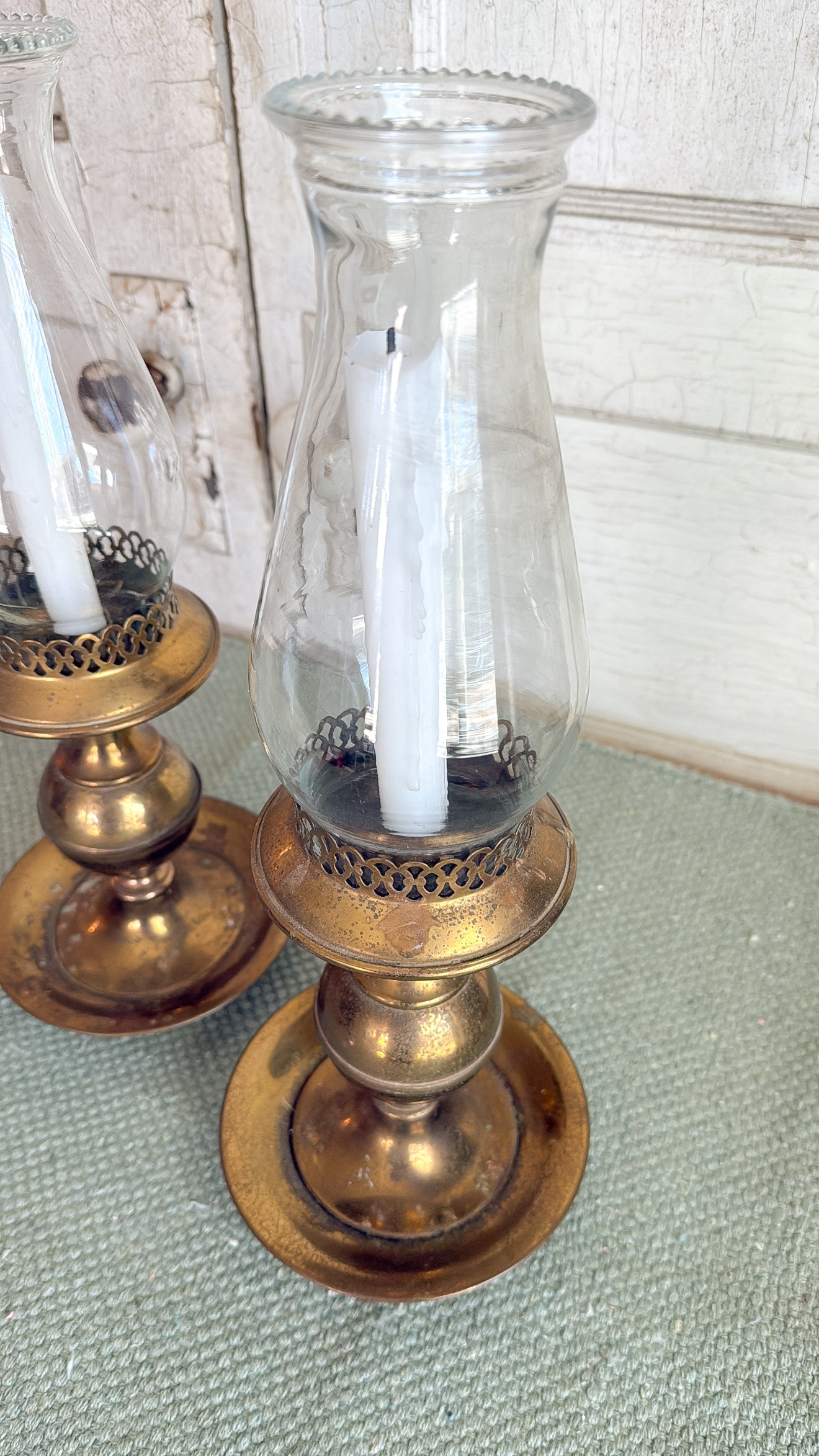 Vintage Brass Candle Holder