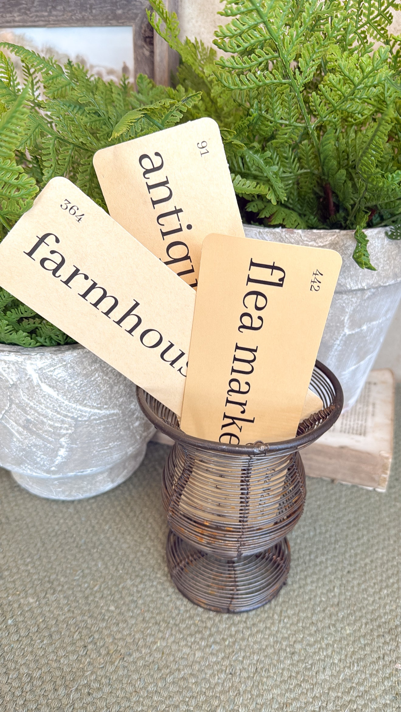 Vintage Rusty Small Metal Urn