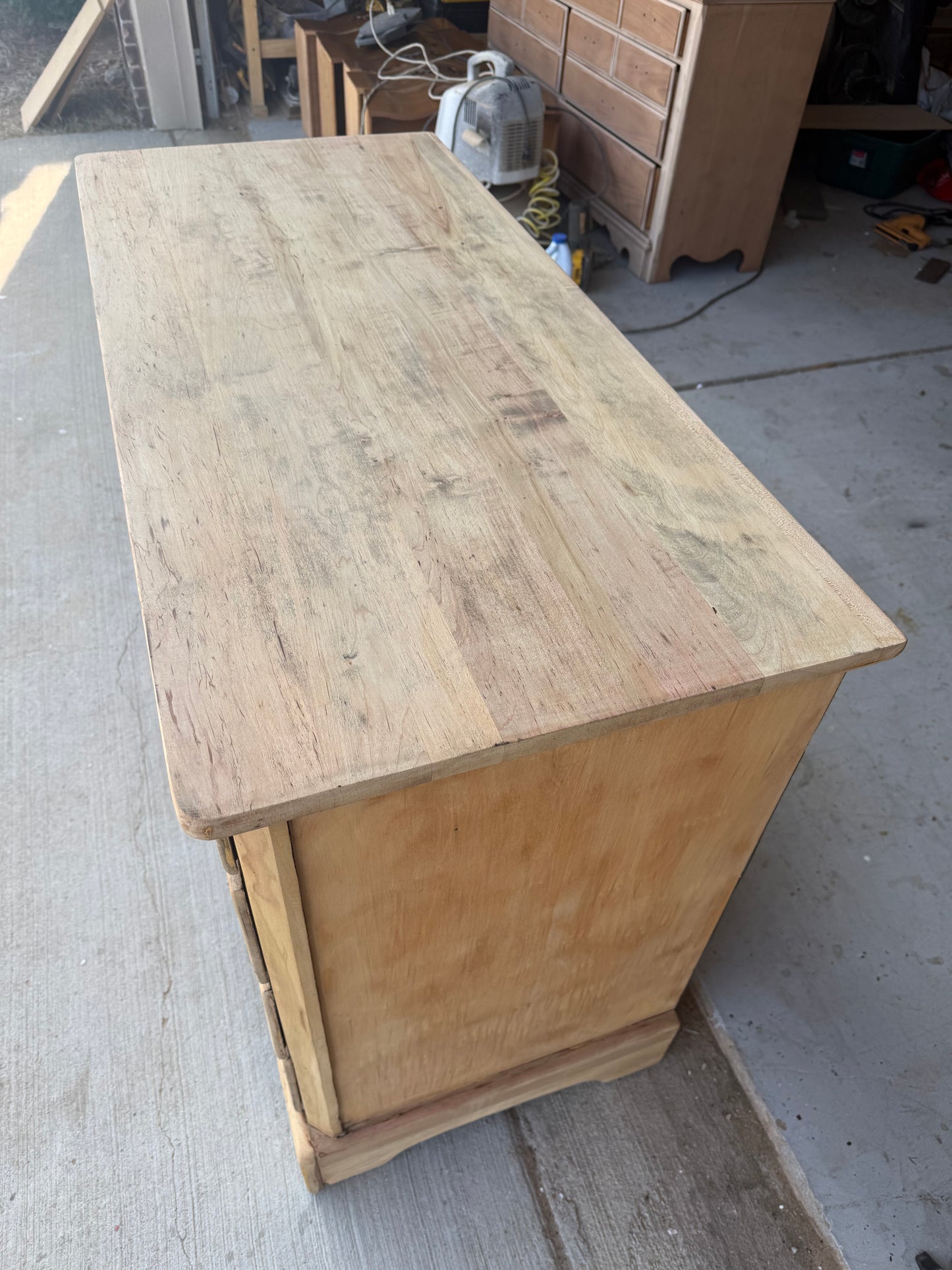 Bleached 5-Drawer Dresser