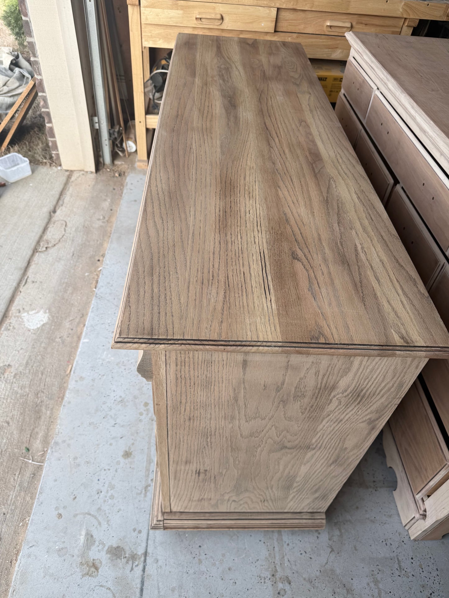 Bleached 8-Drawer Dresser