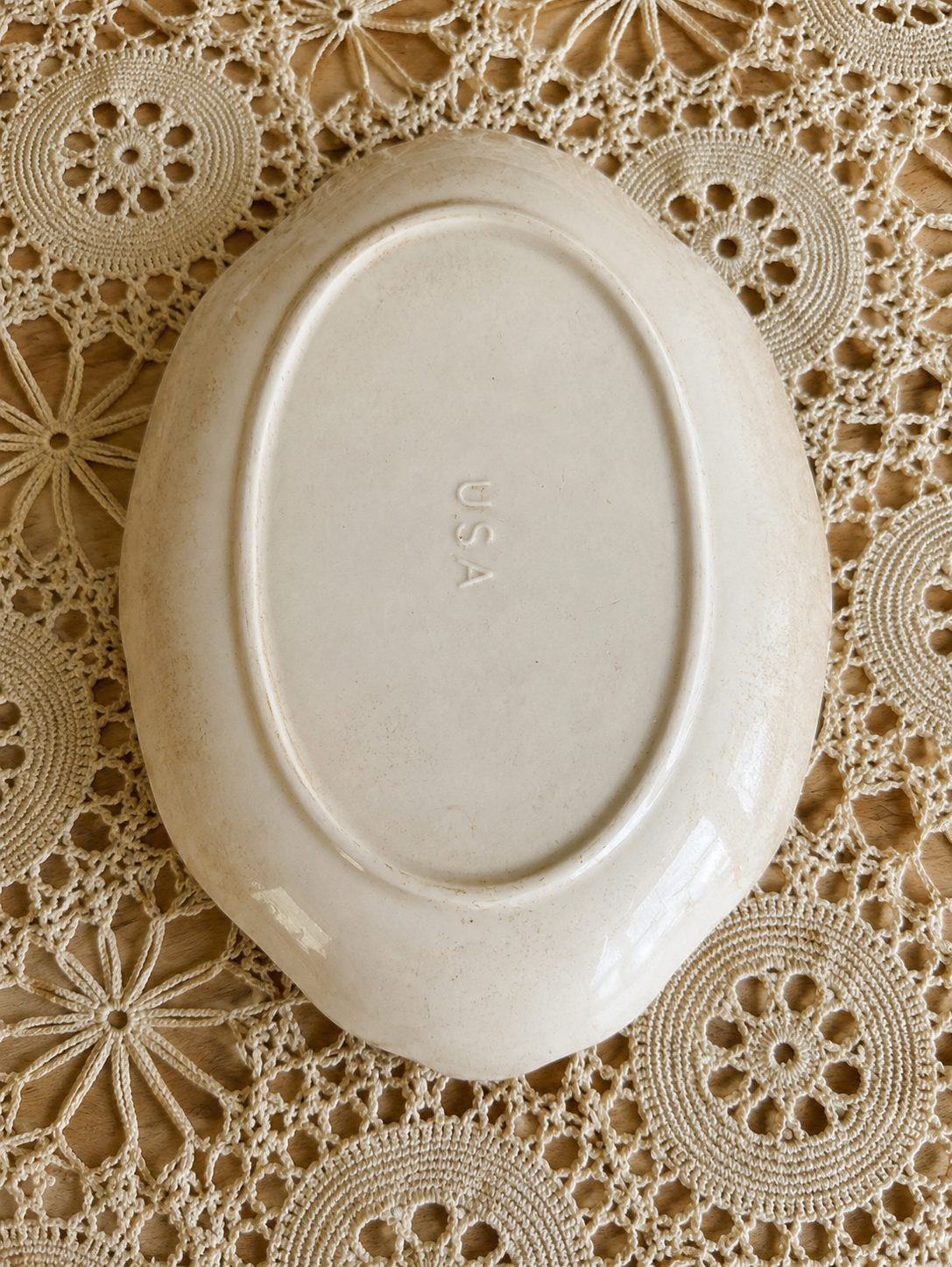 Pair of Ironstone ‘USA’ Platters