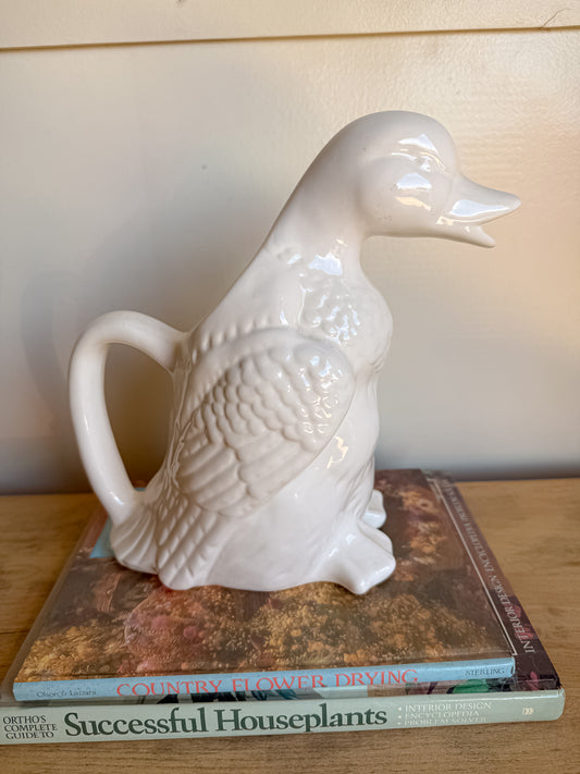 9.25” Tall Duck Water Pitcher