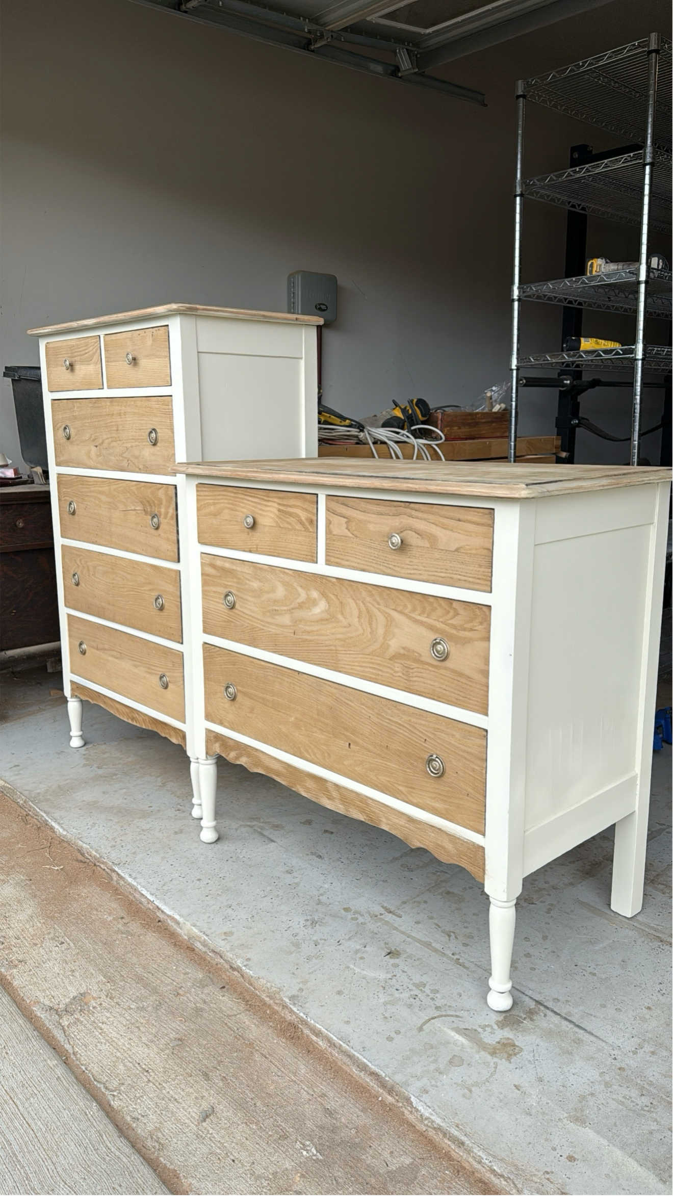 Bleach + White Dresser set