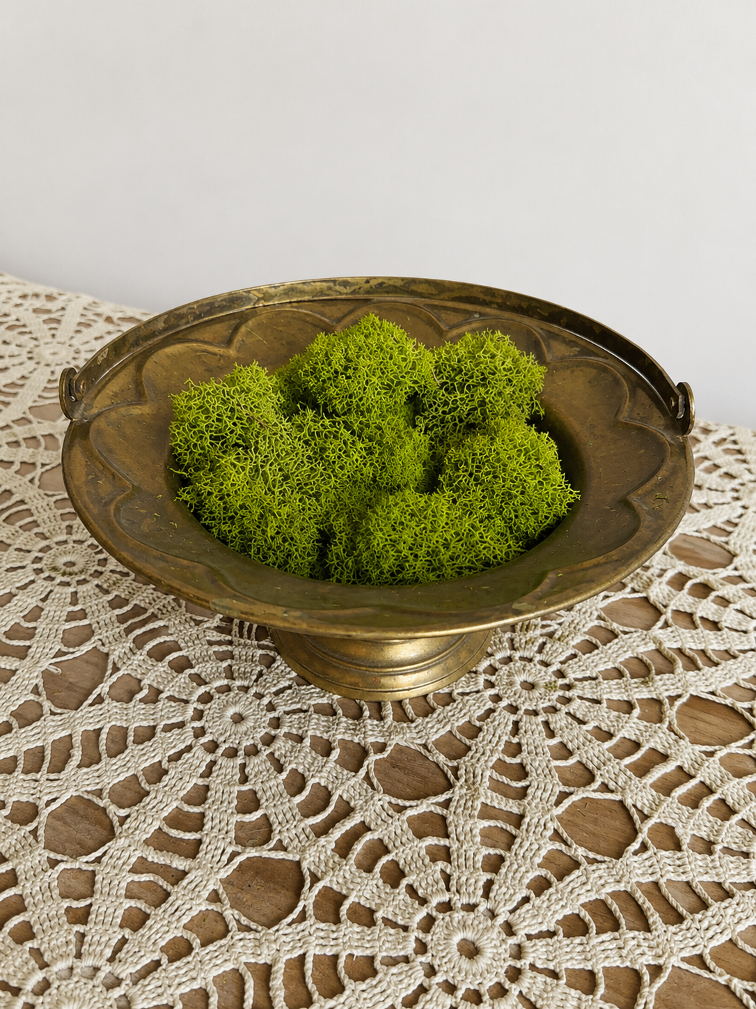 Brass Handled Basket