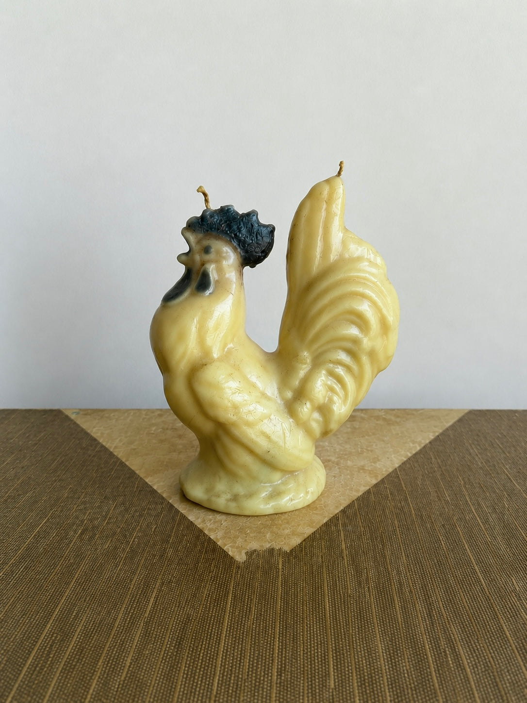 Large Vintage Rooster Candle
