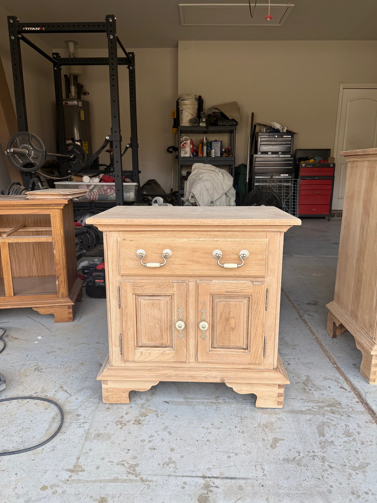 Pair of Bleached Nightstands