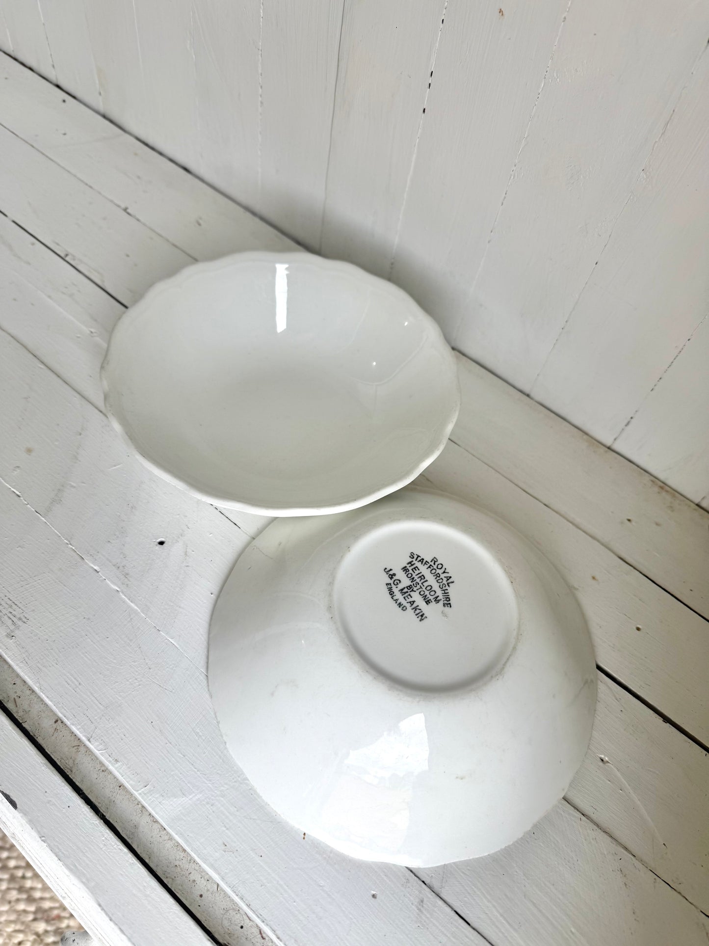 Heirloom Ironstone Bowl