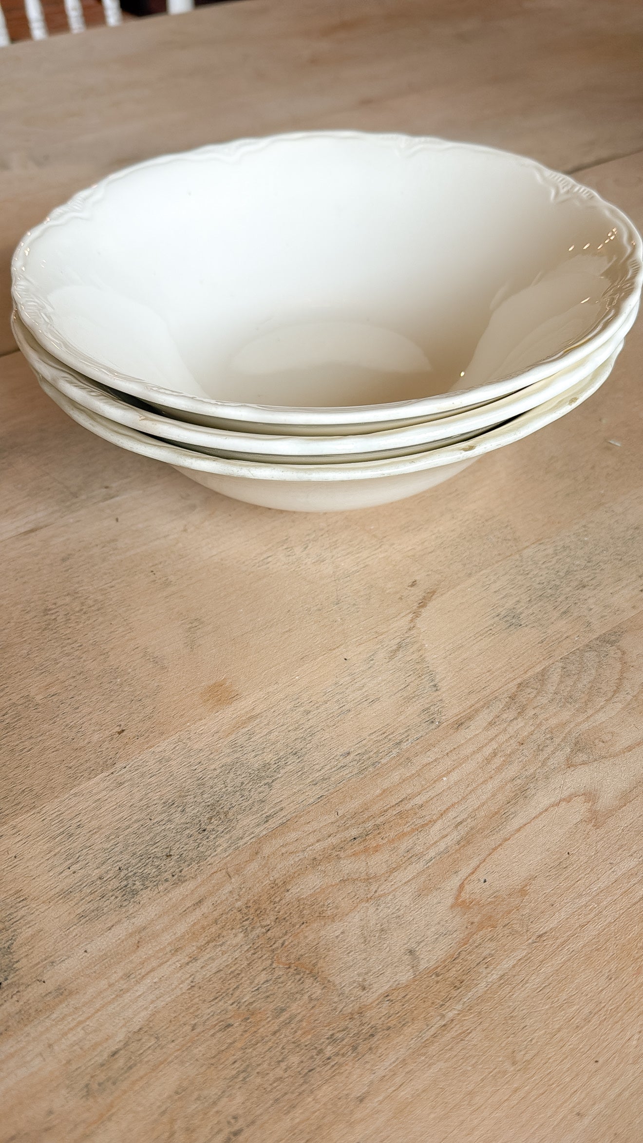 Set of 3 USA Ironstone Bowls