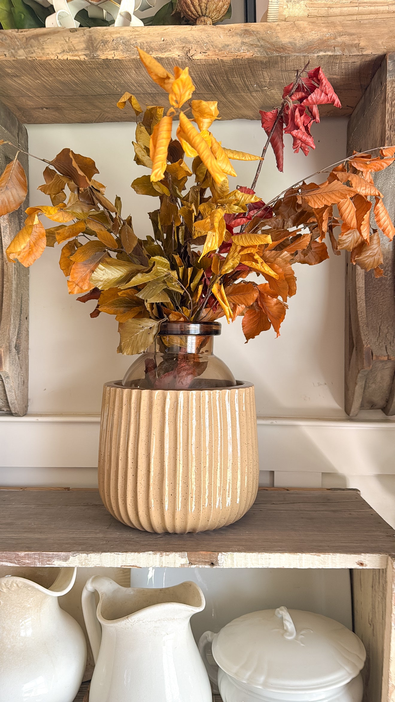 Bundle of Fall Leaves Stems