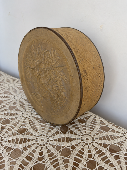 Vintage Round Storage Tin