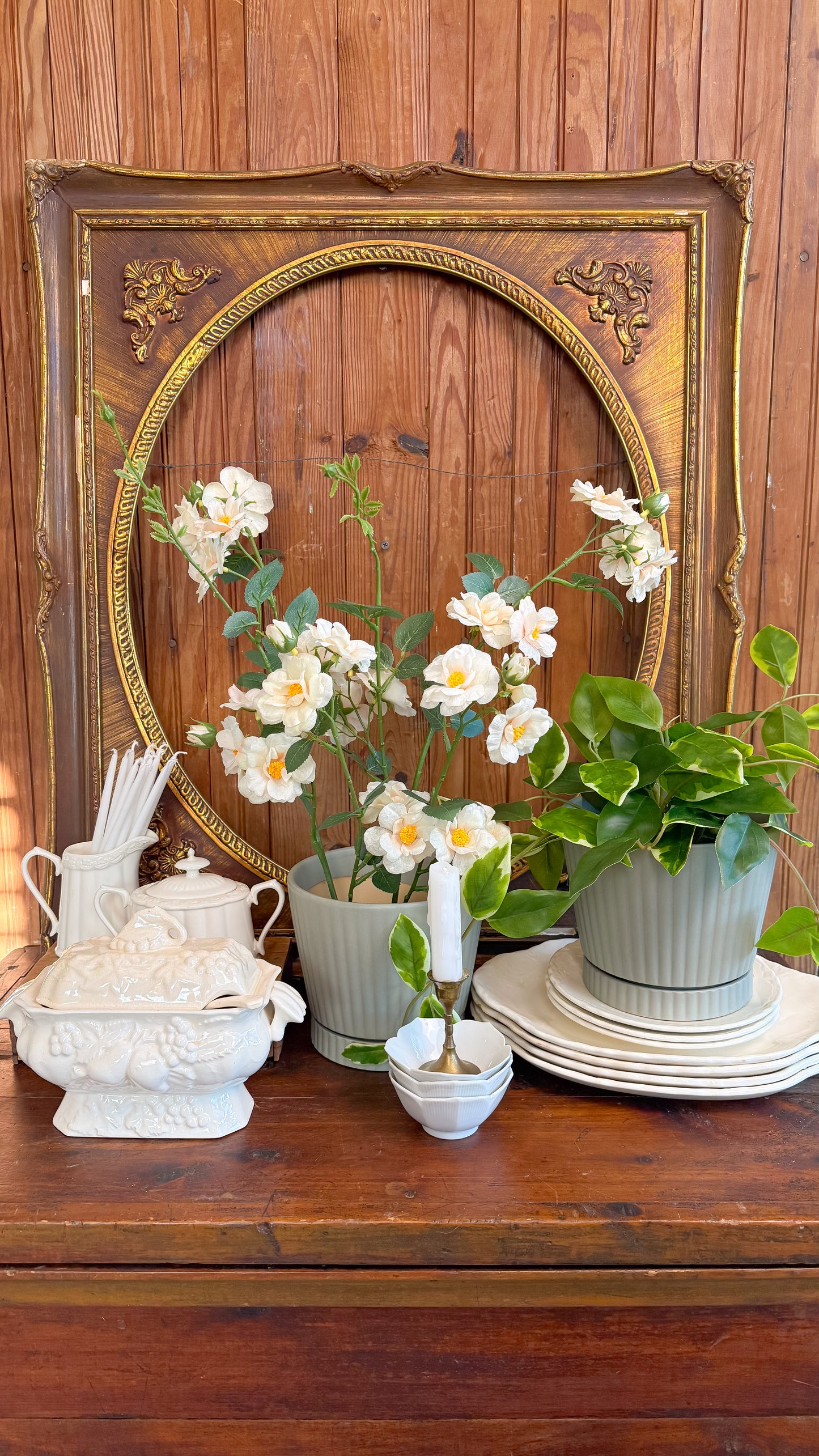 Creamer + Sugar Ornate Detail Set