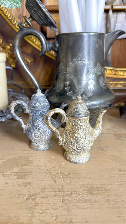 Vintage Silver-Plated S&P Shakers