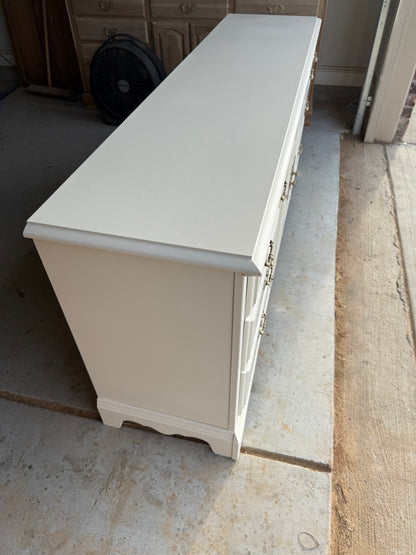 9-Drawer White Dresser