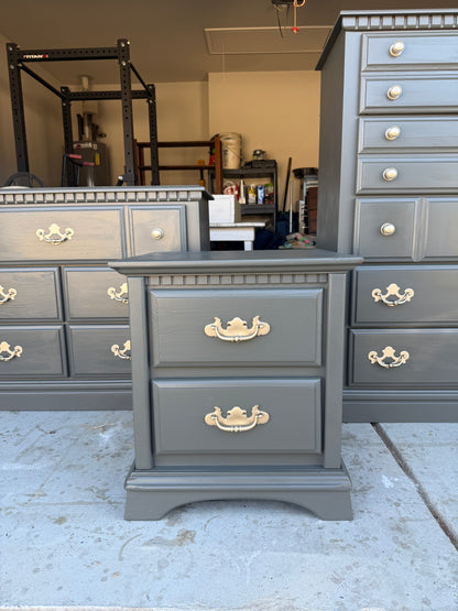 3-Piece Olive Green Bedroom Set