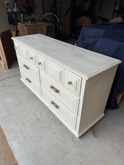 6-Drawer White Dresser