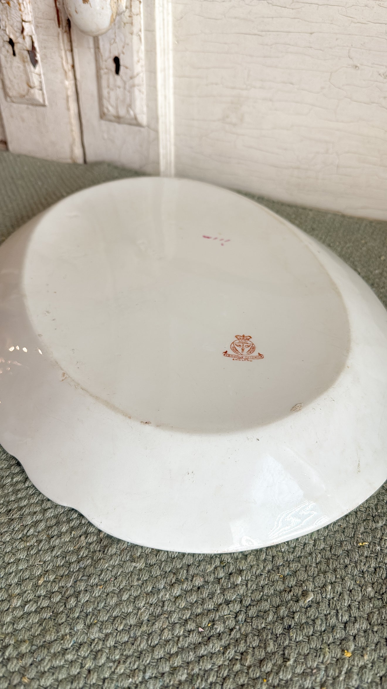 Floral Ironstone Platter