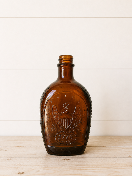 1776 Bald Eagle Amber Bottle