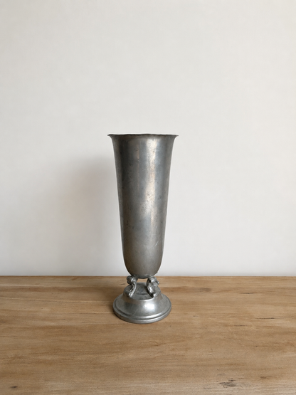 Tall Silver Vase
