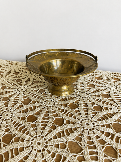 Brass Handled Basket