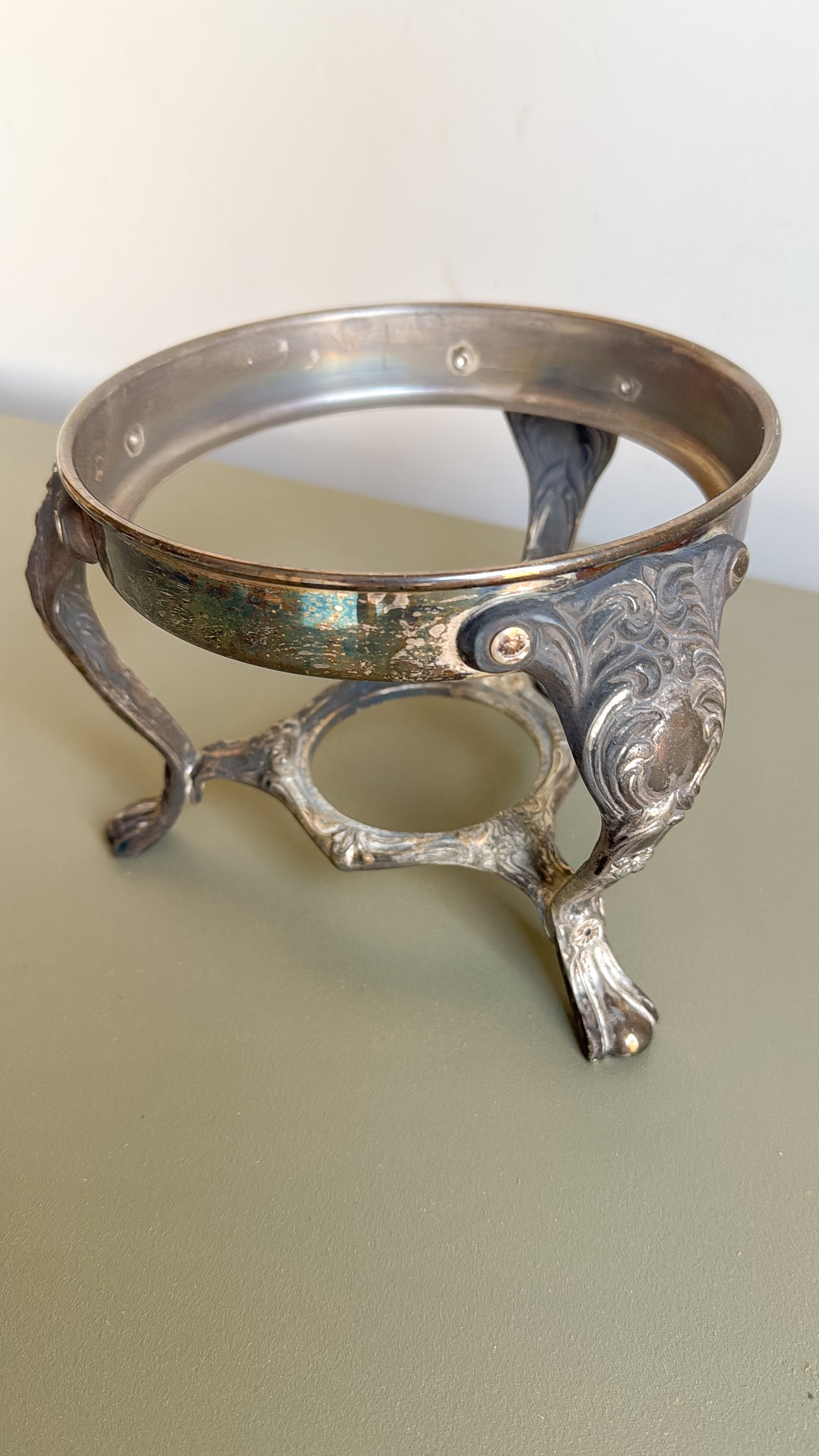6” Tall Silver Plated Stand