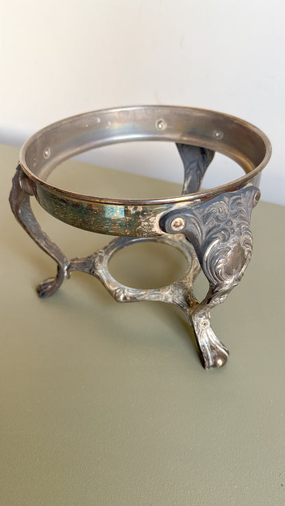 6” Tall Silver Plated Stand