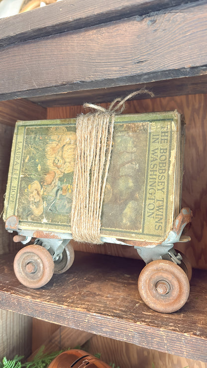 Vintage Skate w/ 2 Old Books