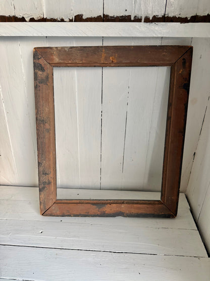 Black & Gold Old Wooden Frame