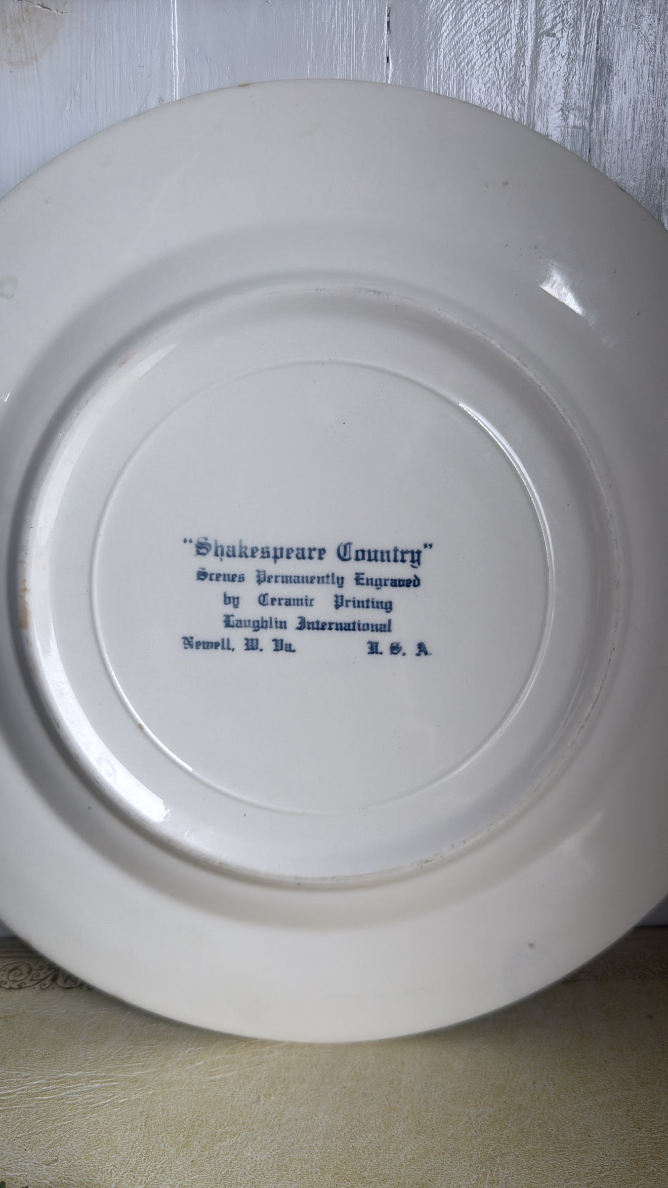 ‘Shakespeare’ Ironstone Plate