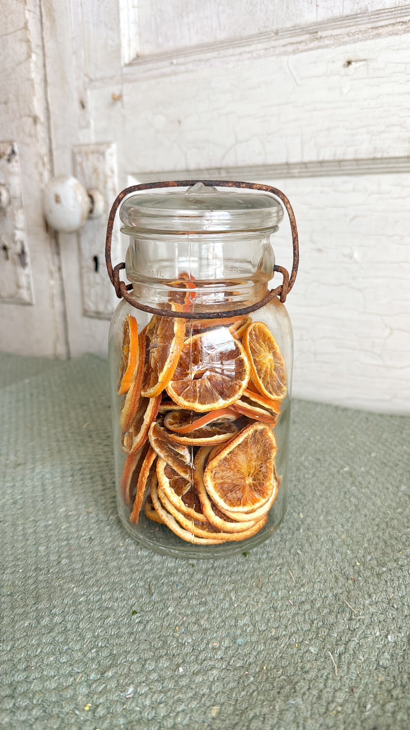 Jar of Dried Oranges