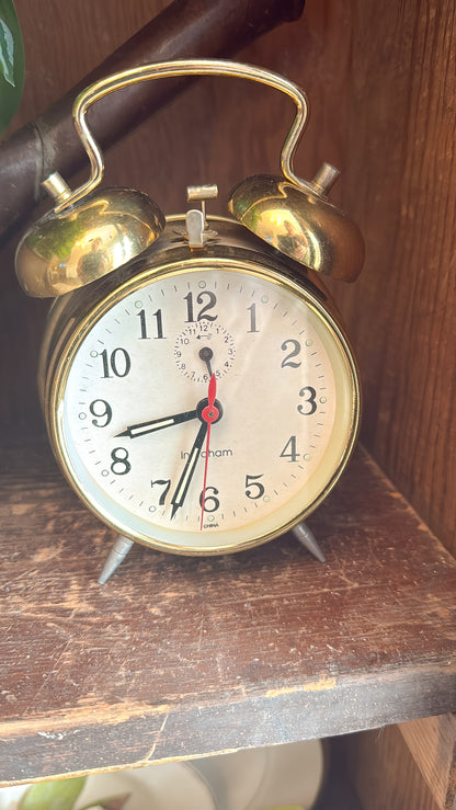 Vintage Gold Clock