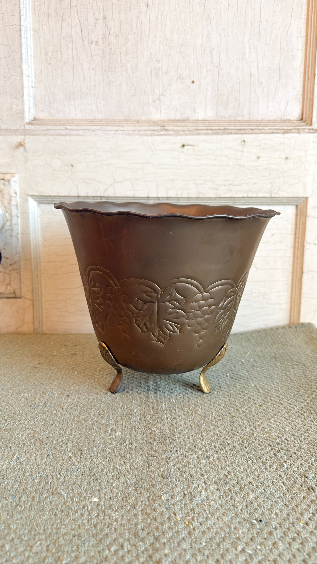 Bronze Footed Vase