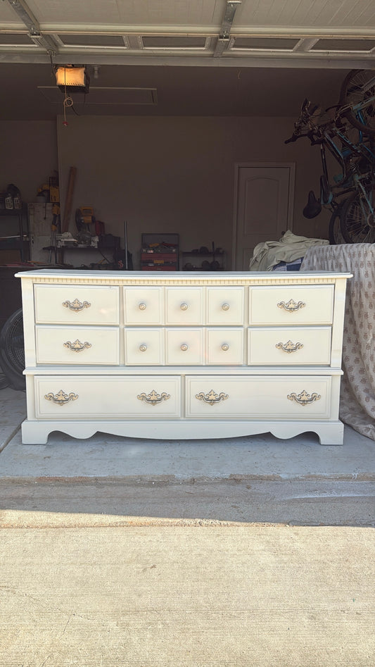 Taupe 8-Drawer Dresser