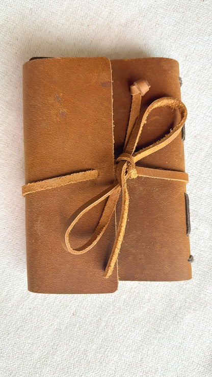 Vintage Leather-Bound Notebook