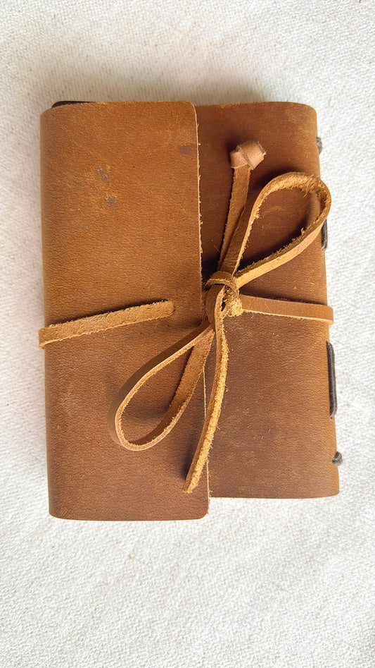 Vintage Leather-Bound Notebook