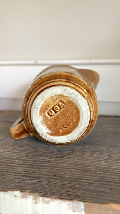 Vintage USA Pottery Pitcher