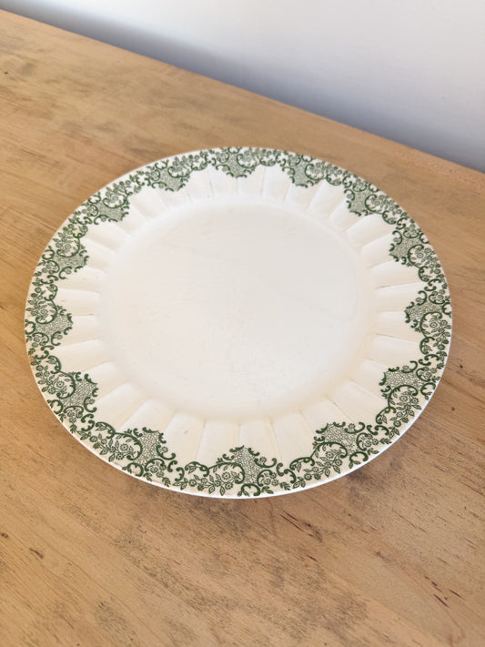 Green ‘Swags & Scrolls’ Pattern Plate