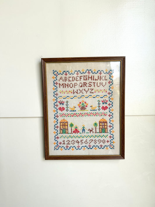 11x14 Alphabet Cross Stitch