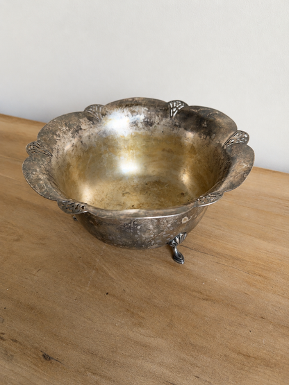 Vintage Silver Footed Bowl