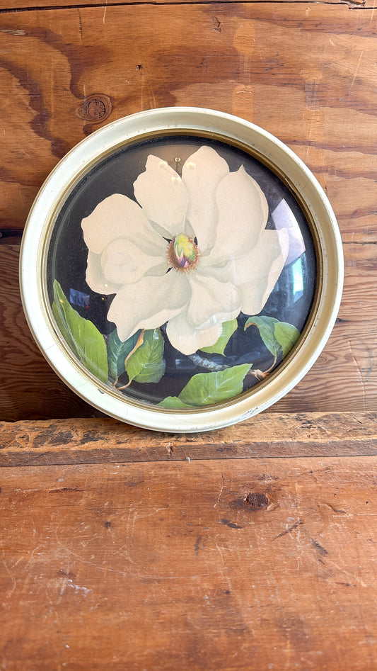 Vintage Round Flower Print