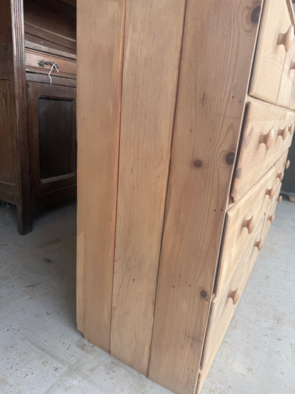 10-Drawer Bleached Dresser