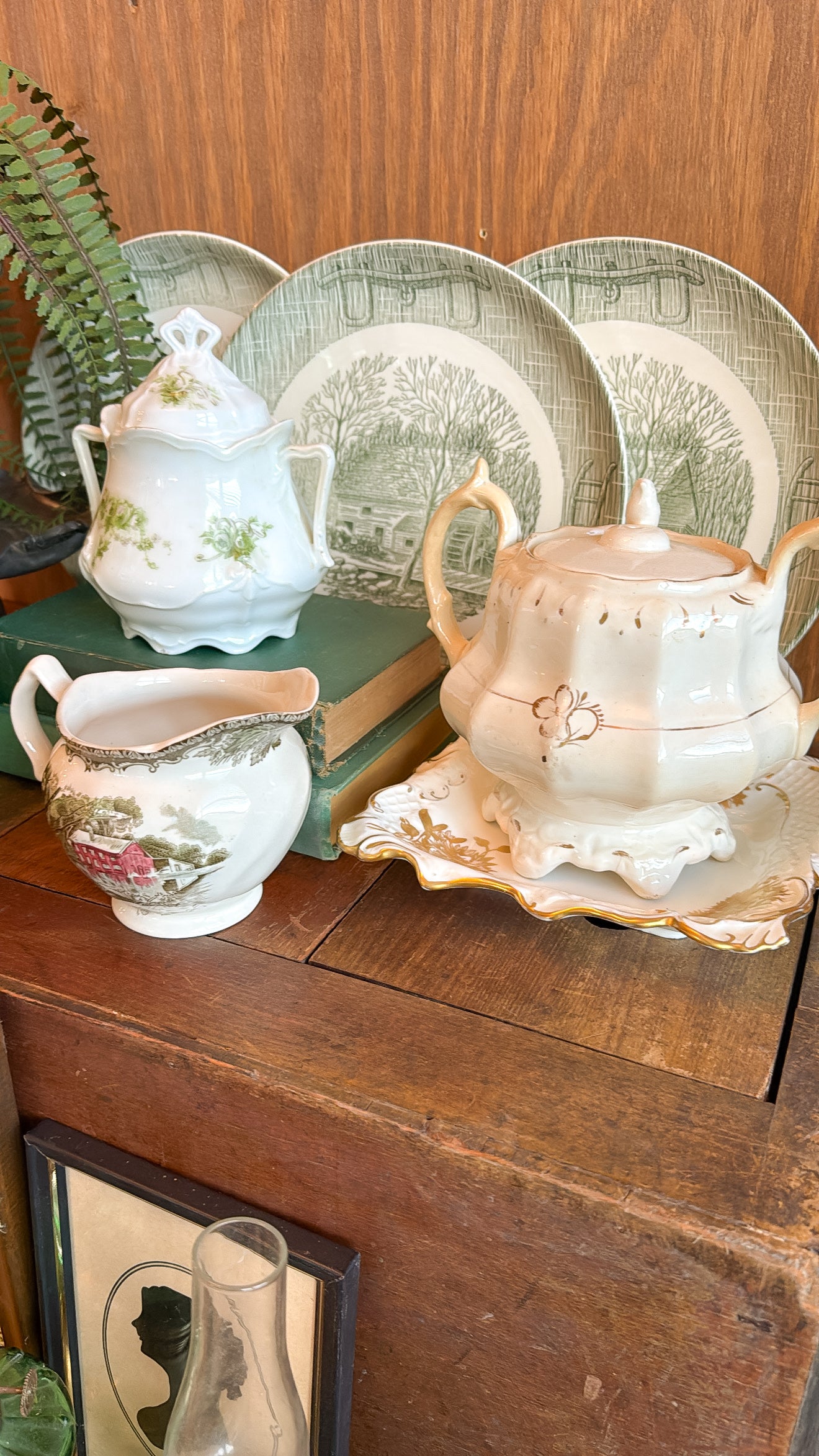 ‘Friendly Village’ Ironstone Creamer