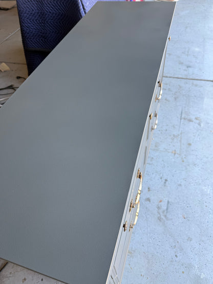 6-Drawer Dark Olive Dresser