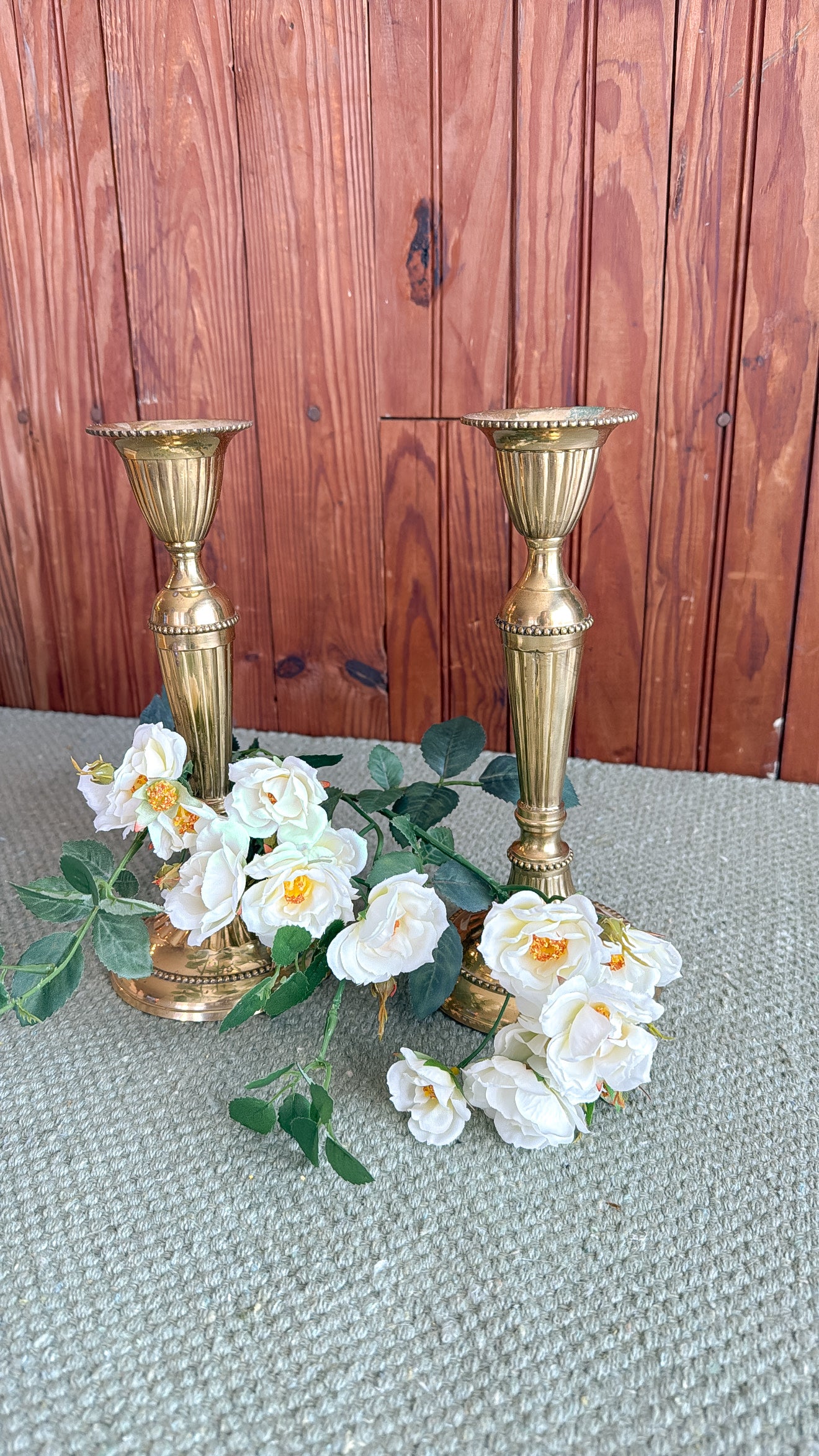 Pair of Brass Candlesticks