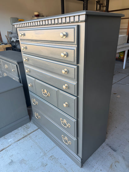 3-Piece Olive Green Bedroom Set
