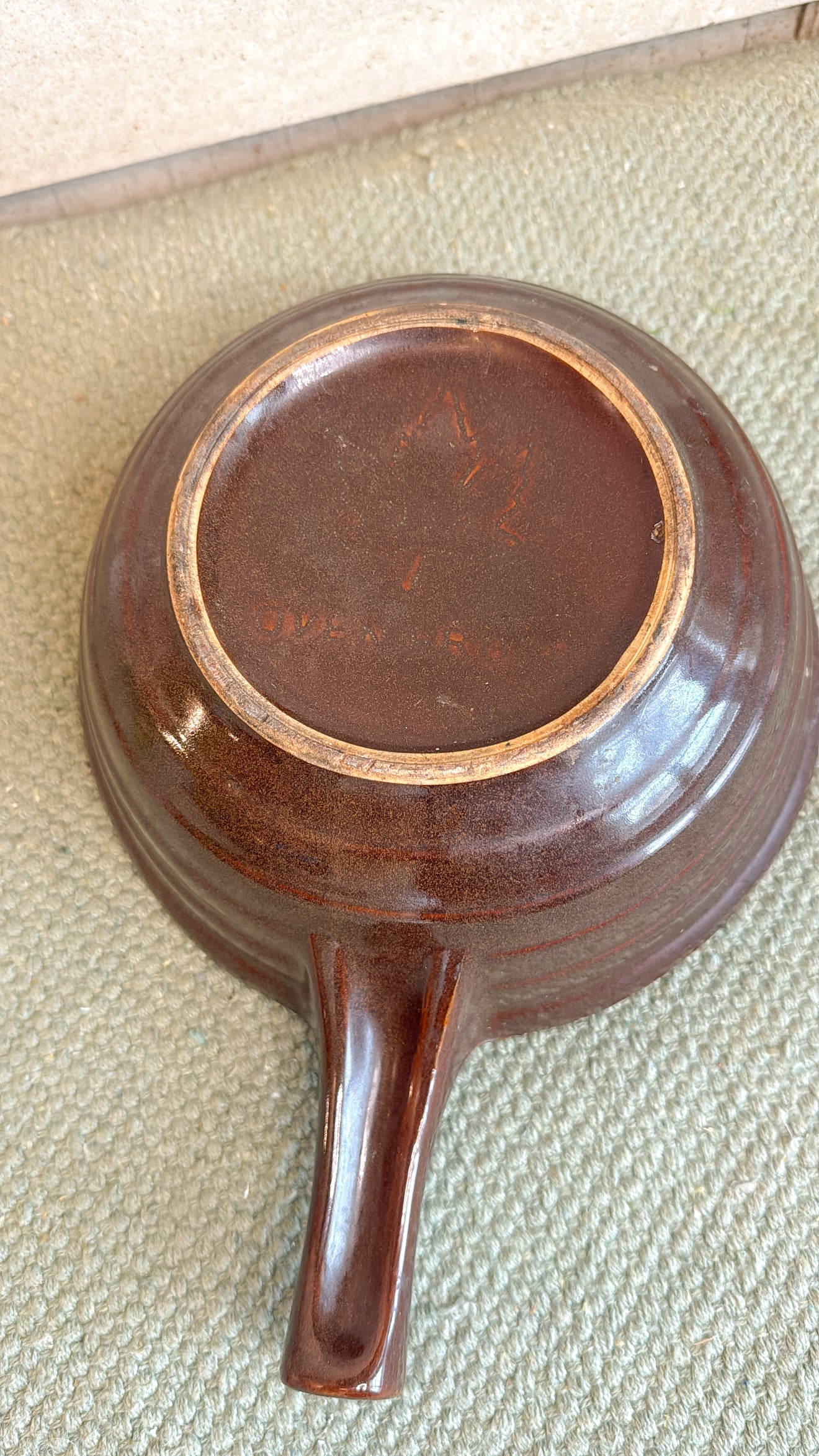 Hull Pottery Handled Stoneware Pot
