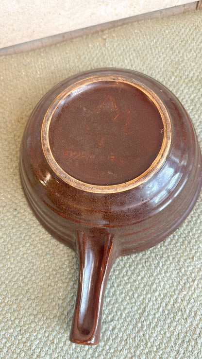 Hull Pottery Handled Stoneware Pot