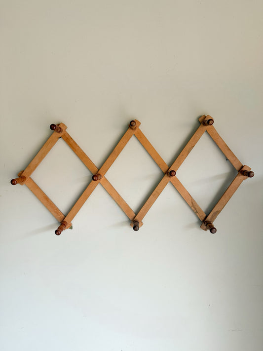 Vintage Accordion Rack