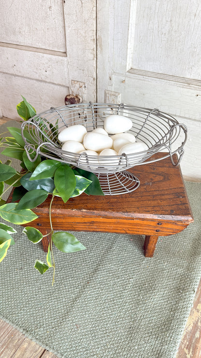 Vintage Wire Basket