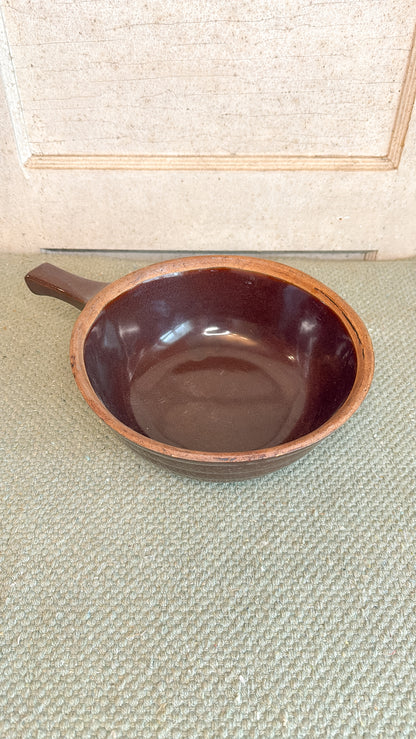 Hull Pottery Handled Stoneware Pot